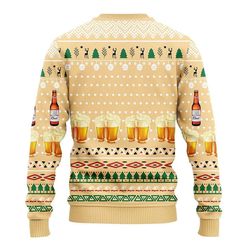 Budweiser Christmas Ugly Sweater