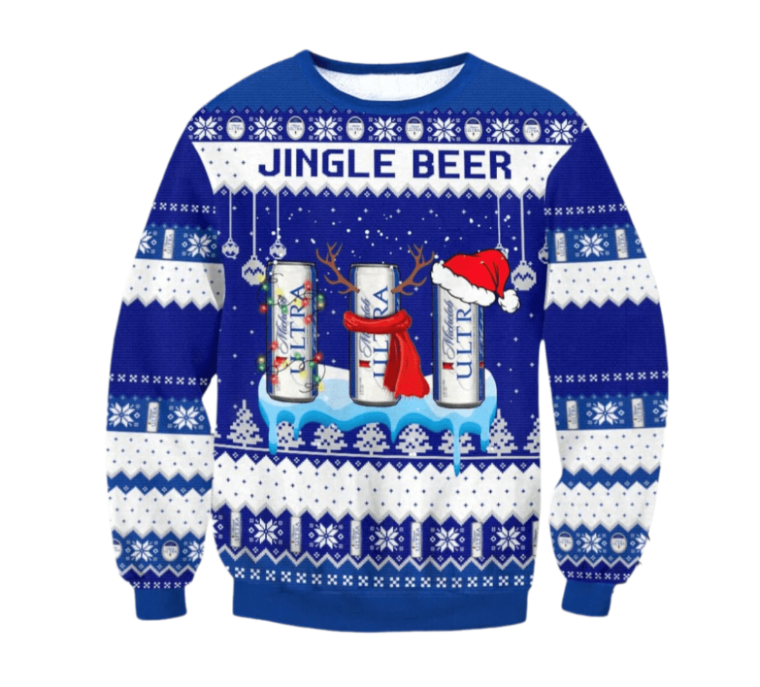Michelob Ultra Jingle Beer Sweatshirt