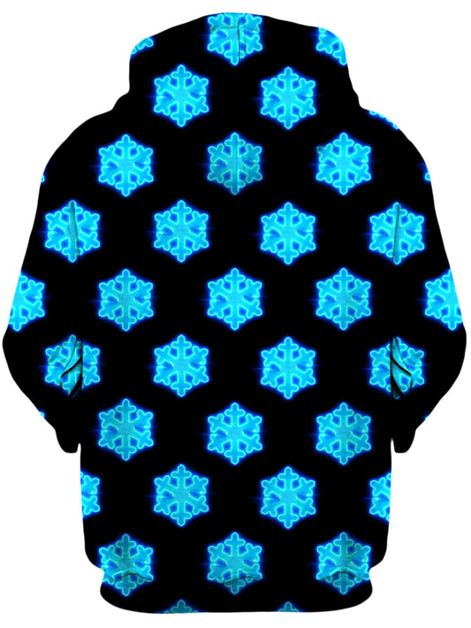 Neon Snowflake Unisex Hoodie