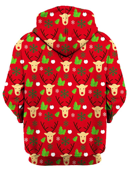 Reindeer Turn Up Unisex Hoodie