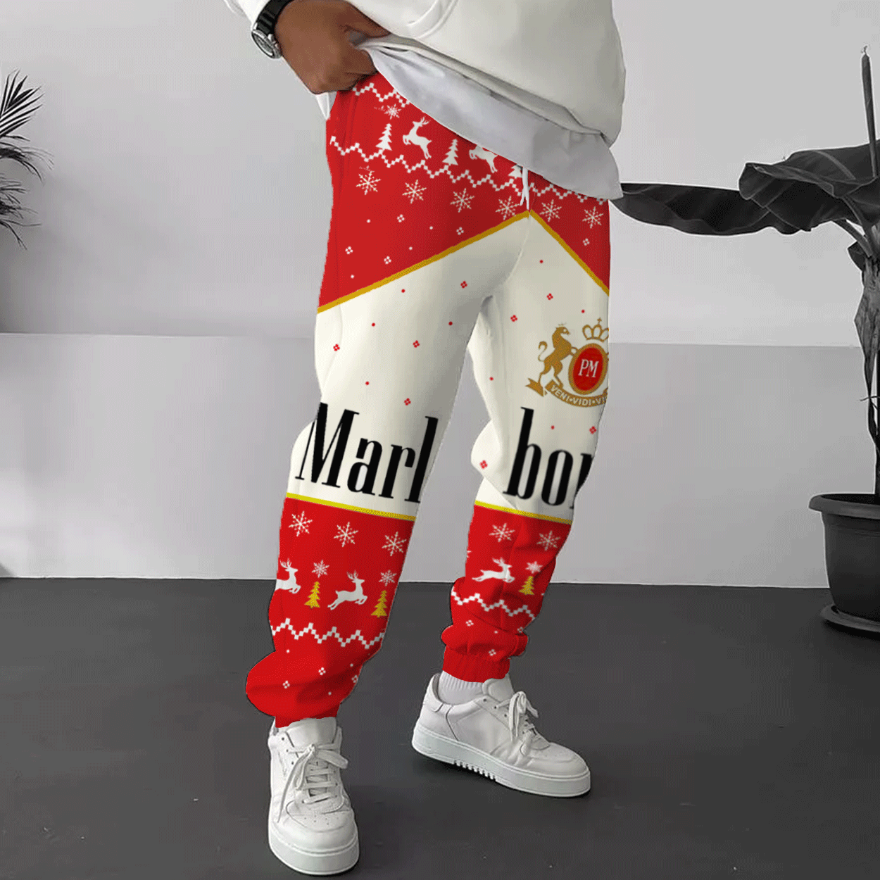 Unisex Best Christmas Printed Ugly Sweatpants