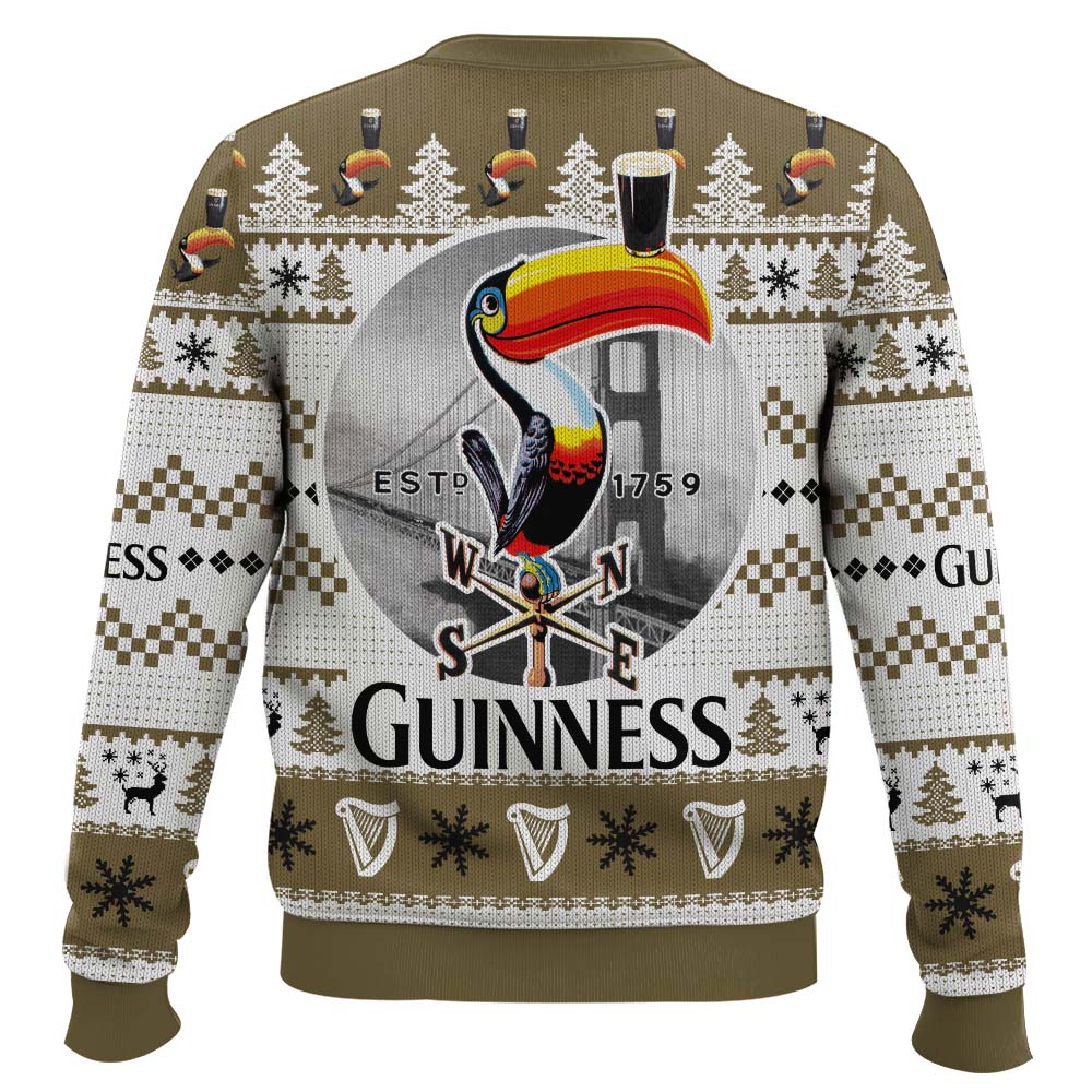 Beer 1759 Toucan Ugly Christmas Sweater