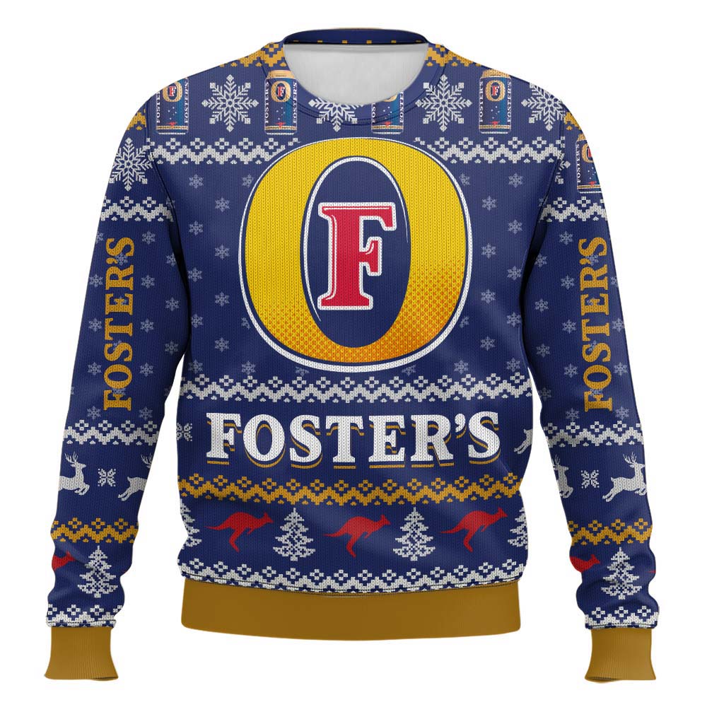 Festive Holiday Sweater with Crown and Text Design