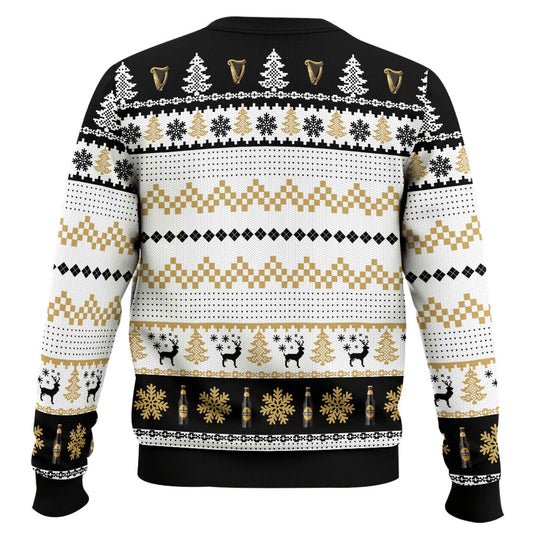 Ugly Christmas Sweatshirt Crew Neck Pullover Beer Sweater