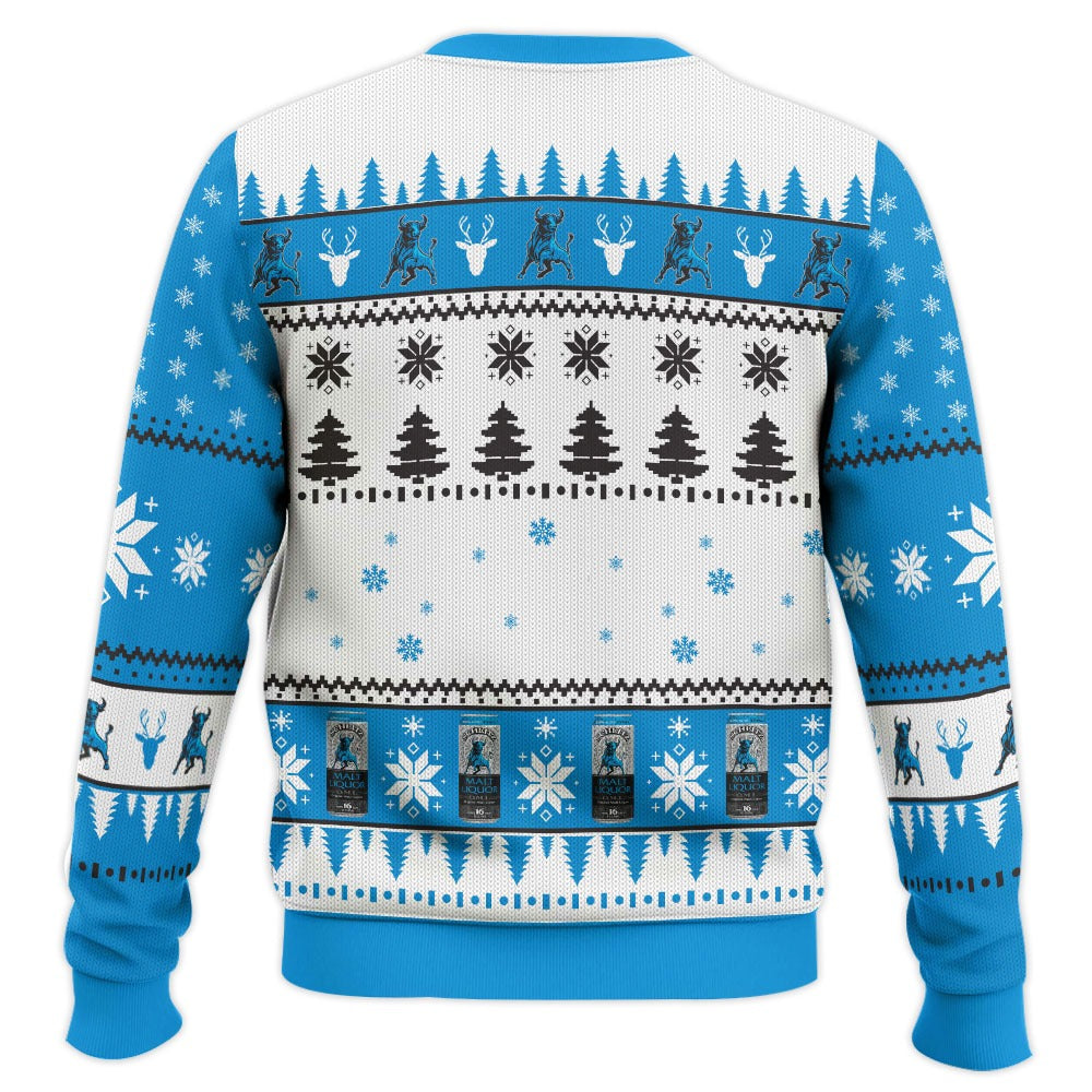 Schiltz Malt Liquor Ugly Christmas Sweater