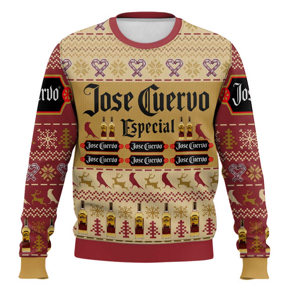 Festive Holiday Sweater with Crown and Text Design