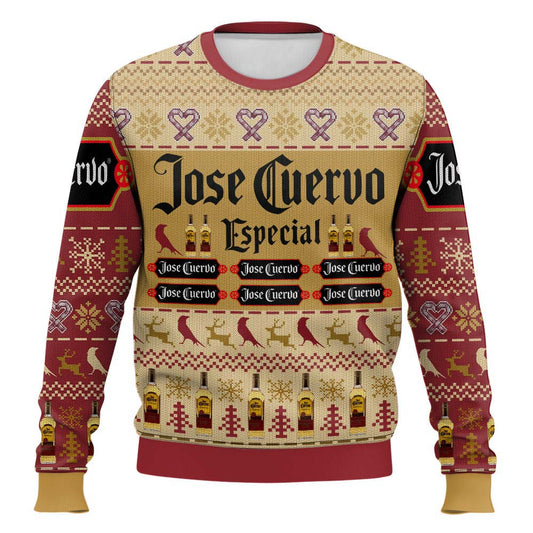 Festive Holiday Sweater with Crown and Text Design