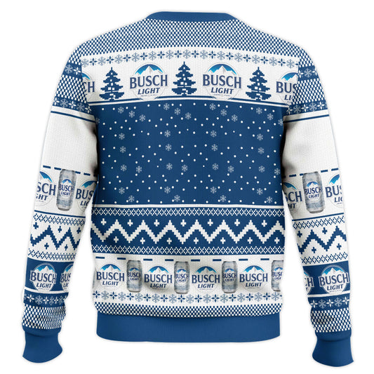 Bad Night Becomes Busch's Ugly Christmas Sweater