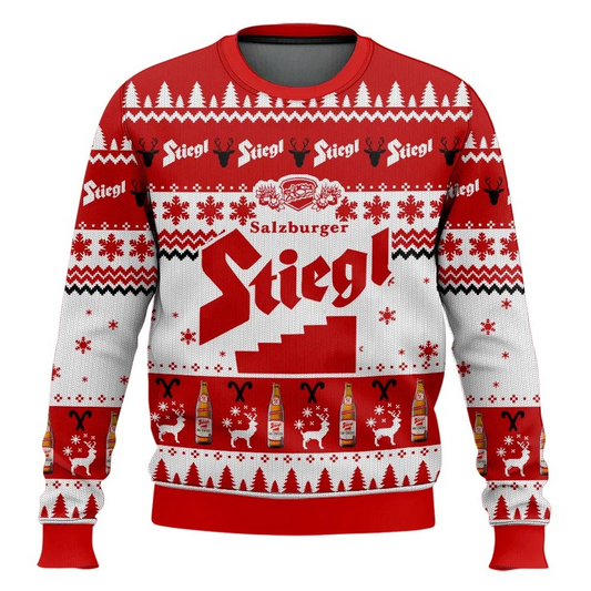 Stiegl Beer Christmas Ugly Sweater