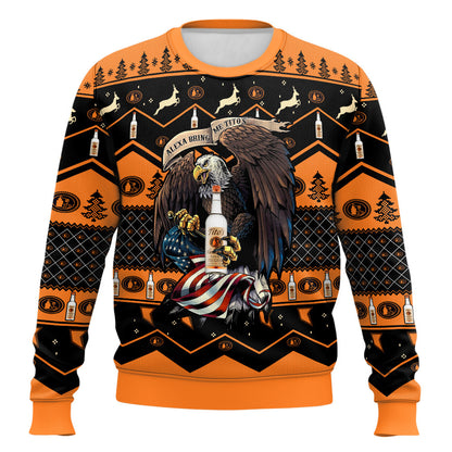 Tito's Eagle Ugly Christmas Sweater