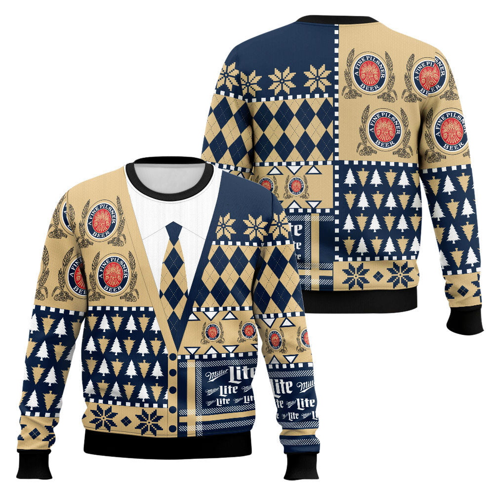 Suit And Tie Ugly Christmas Sweater