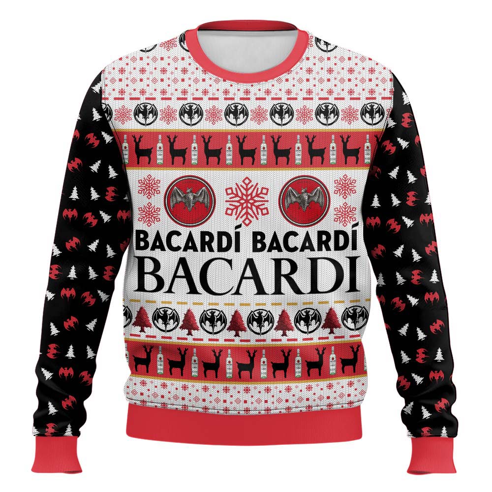 Festive Holiday Sweater with Crown and Text Design