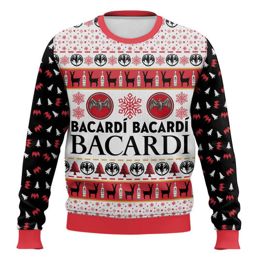 Festive Holiday Sweater with Crown and Text Design