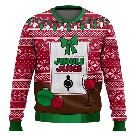 Jingle Juice Beverage Christmas Ugly Sweater