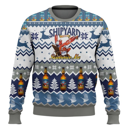 Shipyard Summer Ale Ugly Christmas Sweater