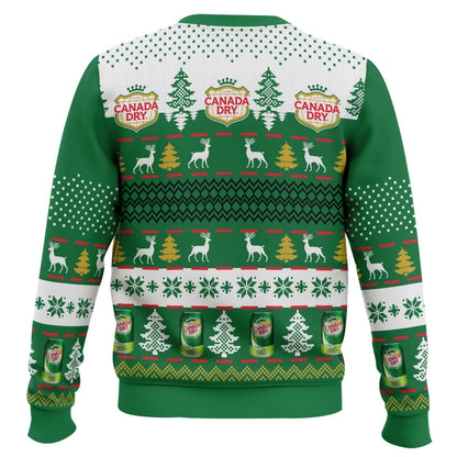 Festive Holiday Sweater with Crown and Text Design