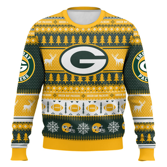 Festive Holiday Sweater with Crown and Text Design