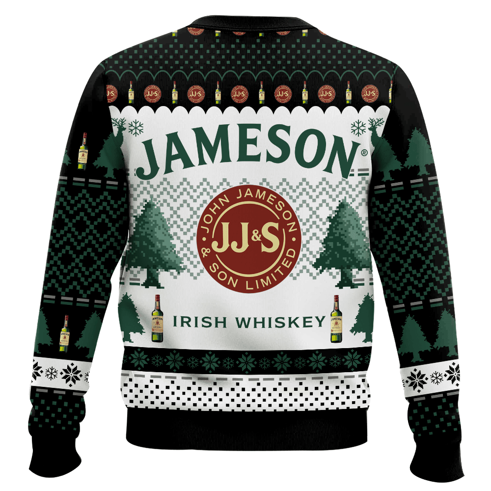 Irish Blended Whiskey Ugly Christmas Sweater