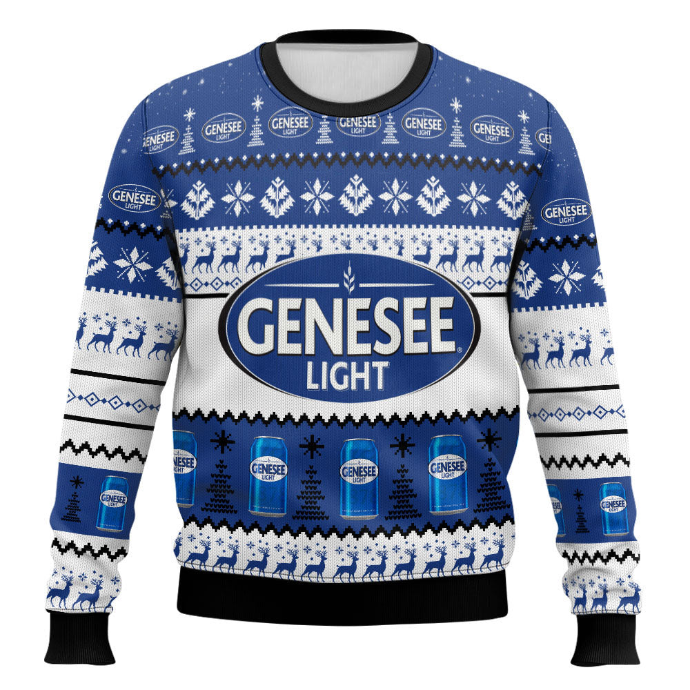 Festive Holiday Sweater with Crown and Text Design