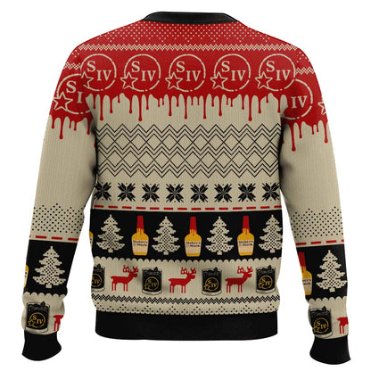 Makers Mark Whiskey Ugly Christmas Sweater