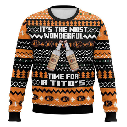 It's The Best Time Ever For Tito's Ugly Christmas Sweater