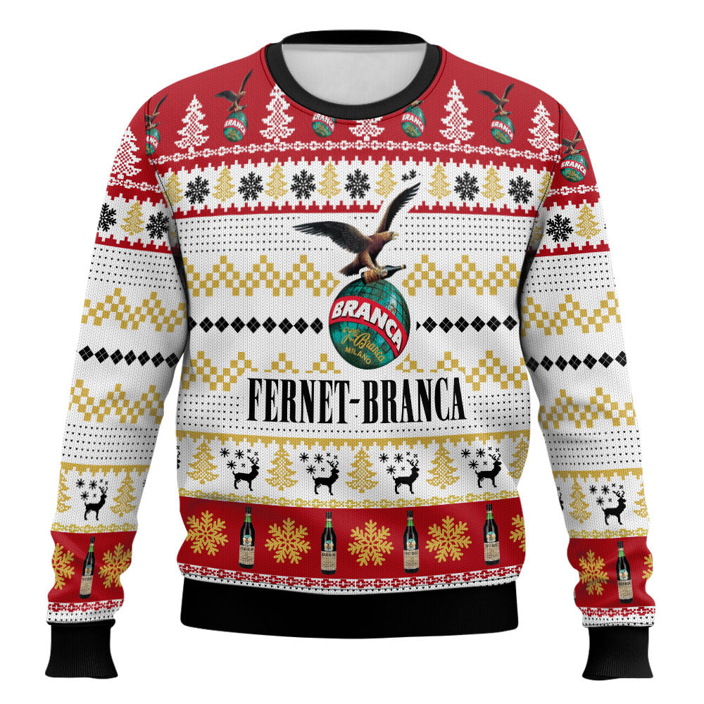 Festive Holiday Sweater with Crown and Text Design