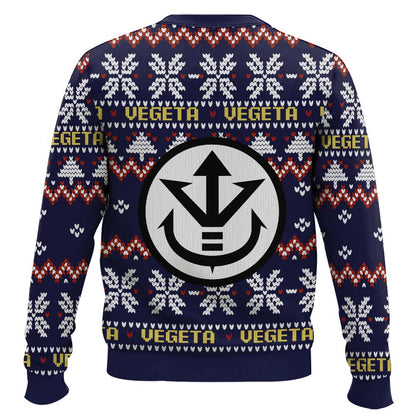 Anime-style Print Crew Neck Christmas Ugly Sweatshirt