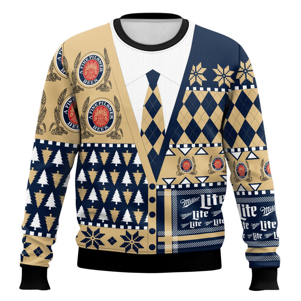 Suit And Tie Ugly Christmas Sweater