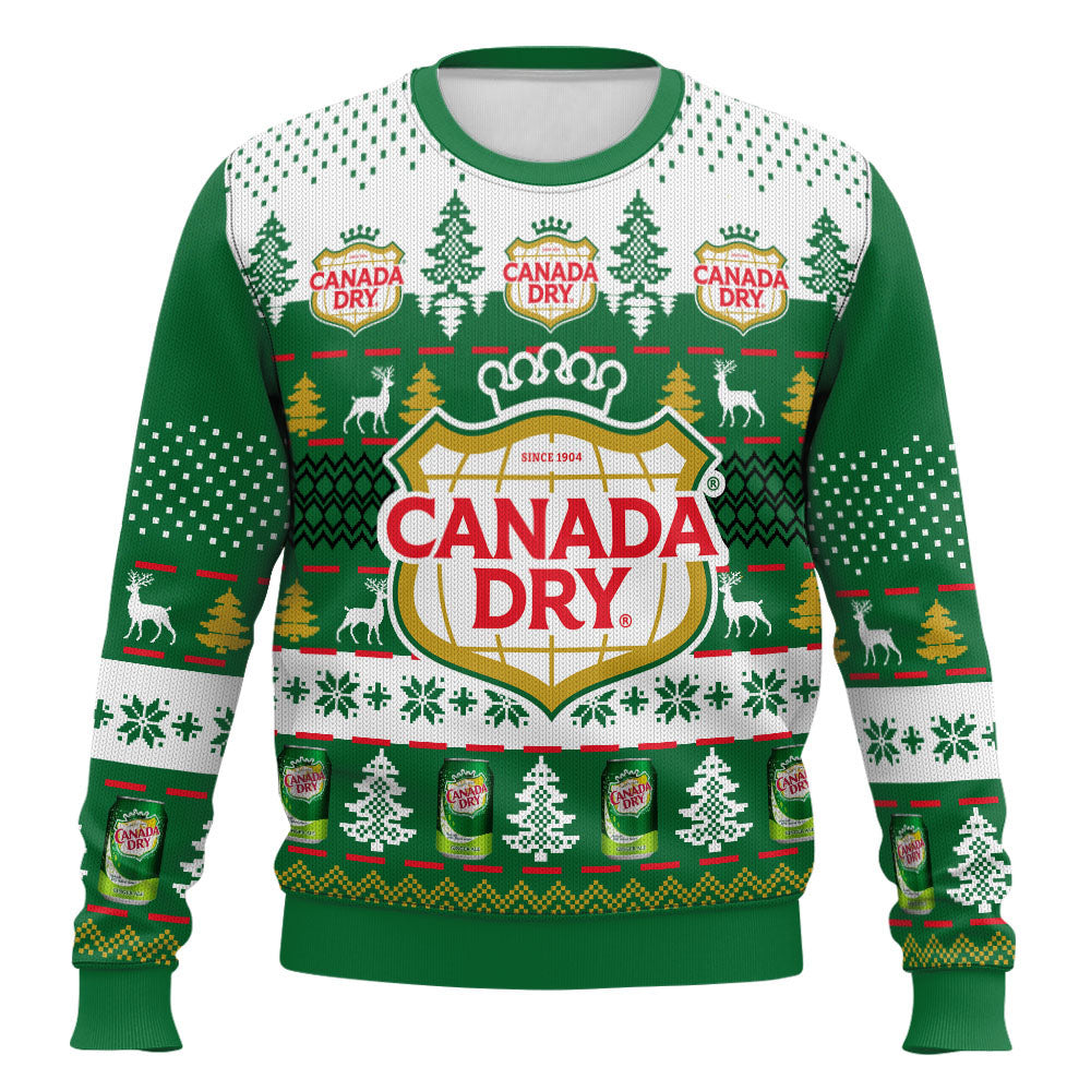 Festive Holiday Sweater with Crown and Text Design