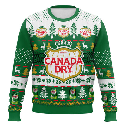 Festive Holiday Sweater with Crown and Text Design