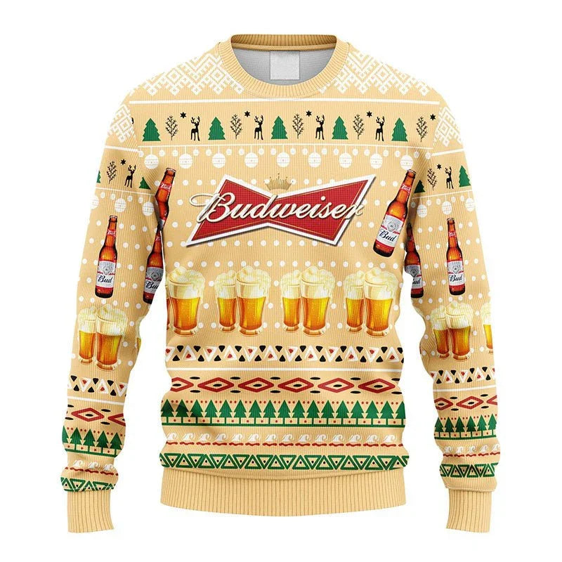 Budweiser Christmas Ugly Sweater