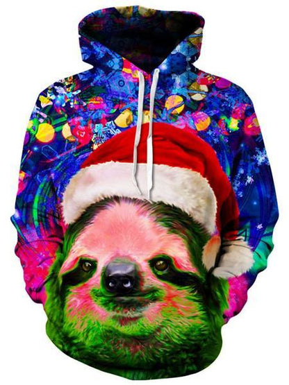 Christmas Sloth Unisex Hoodie
