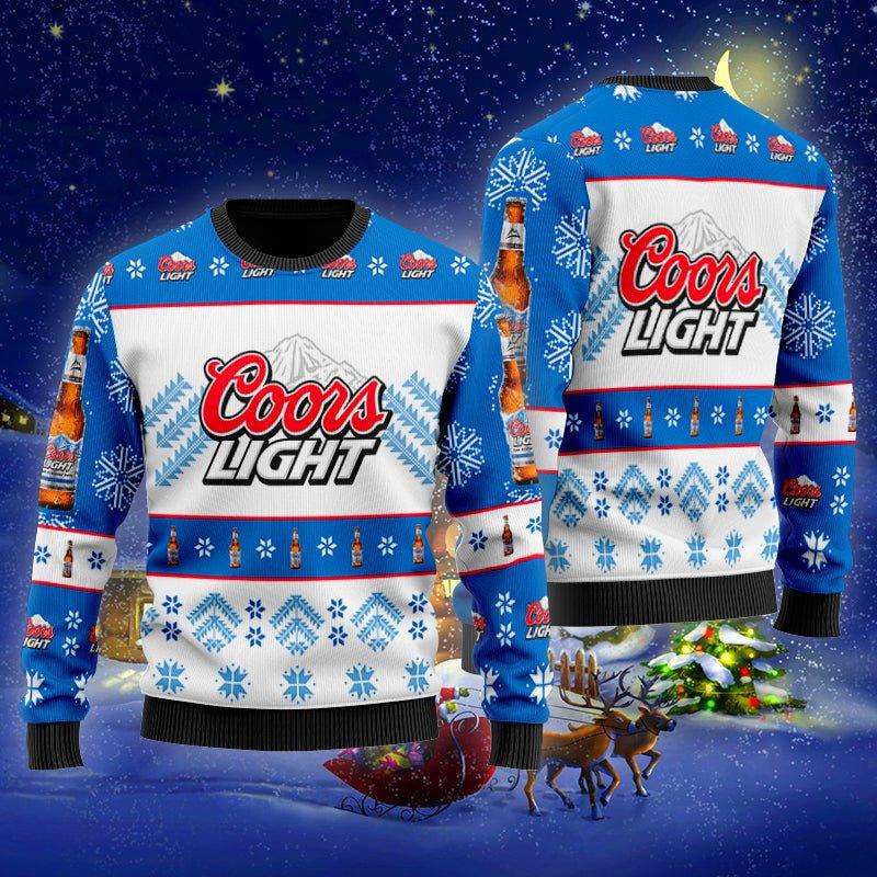 Coors Light Xmas Ugly Sweater