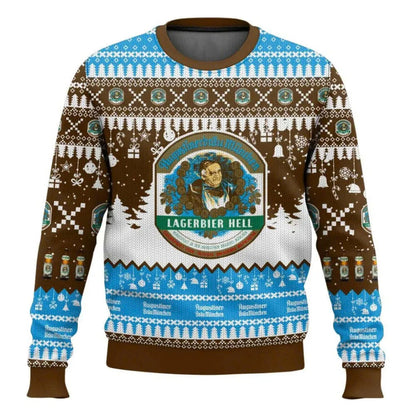 Langerbier Hell Christmas Holiday Ugly Sweater