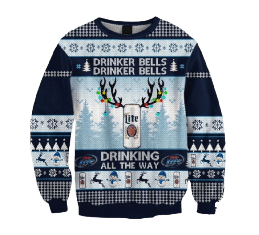 Miller Lite Drinker Bell Sweatshirt