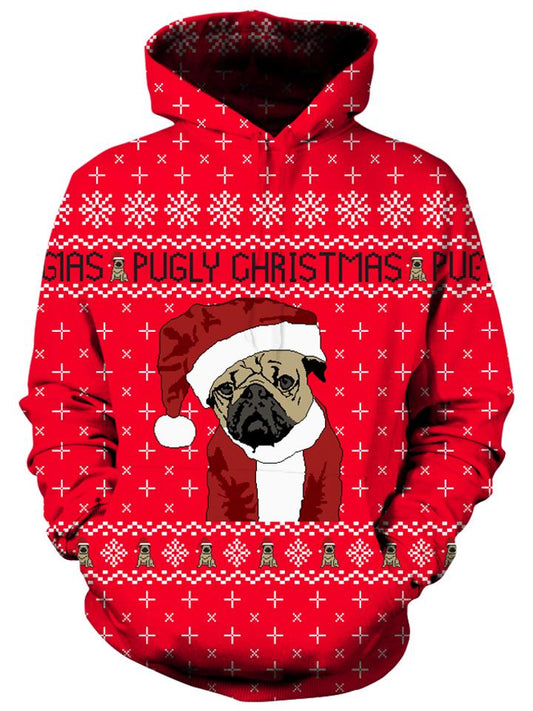 Ugly Pug Unisex Hoodie