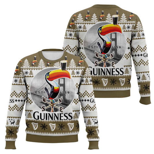 Beer 1759 Toucan Ugly Christmas Sweater