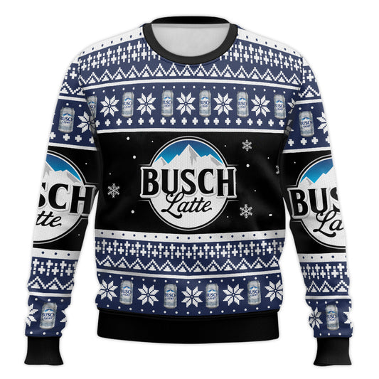 Ugly Christmas Sweatshirt Crew Neck Pullover Beer Sweater