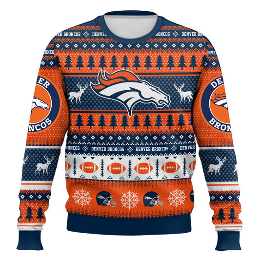 Festive Holiday Sweater with Crown and Text Design