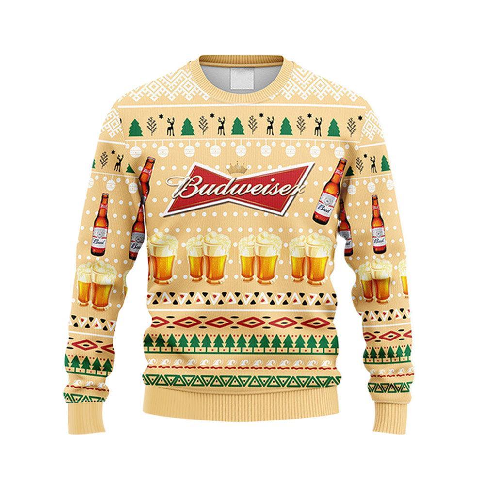 Budweiser Novelty Christmas Ugly Sweater