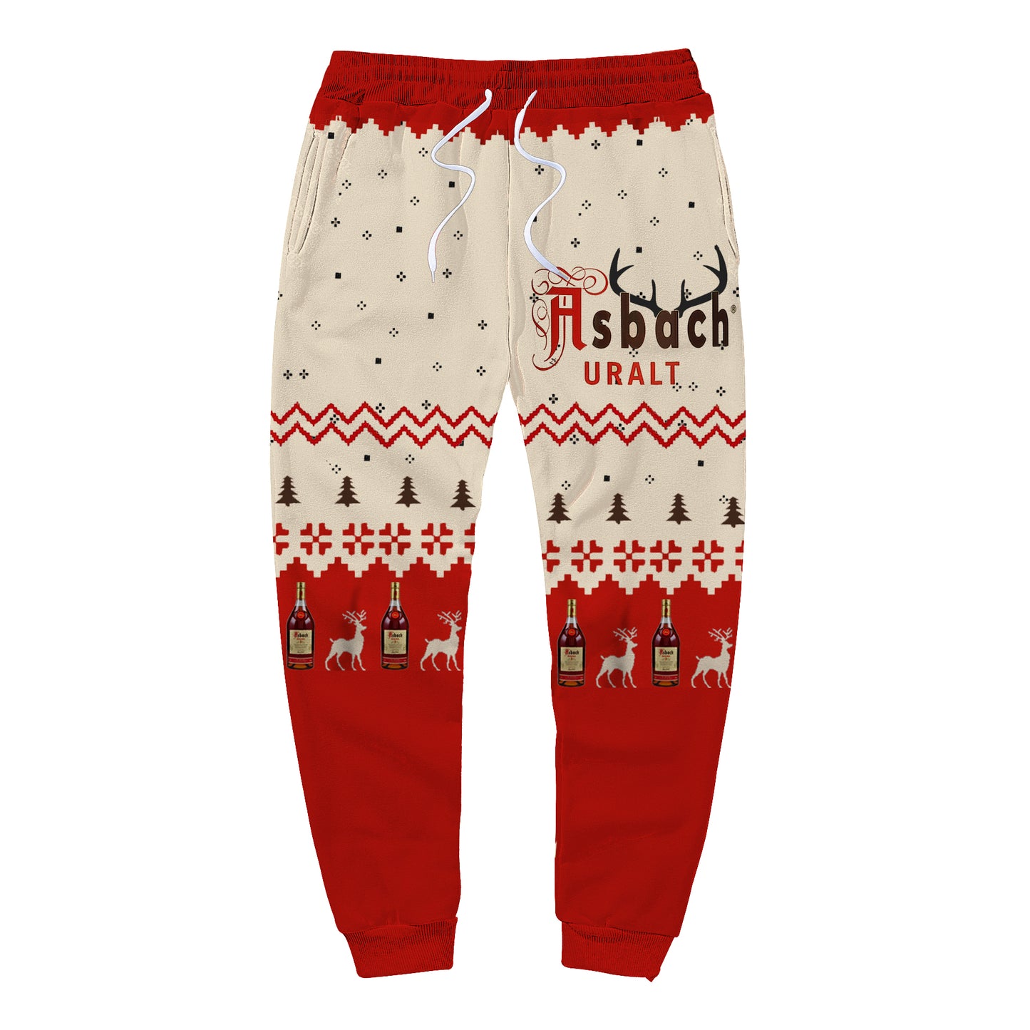 Unisex Print Ugly Christmas Sweatpants