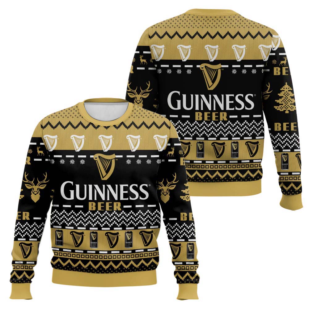 Festive Holiday Sweater with Crown and Text Design