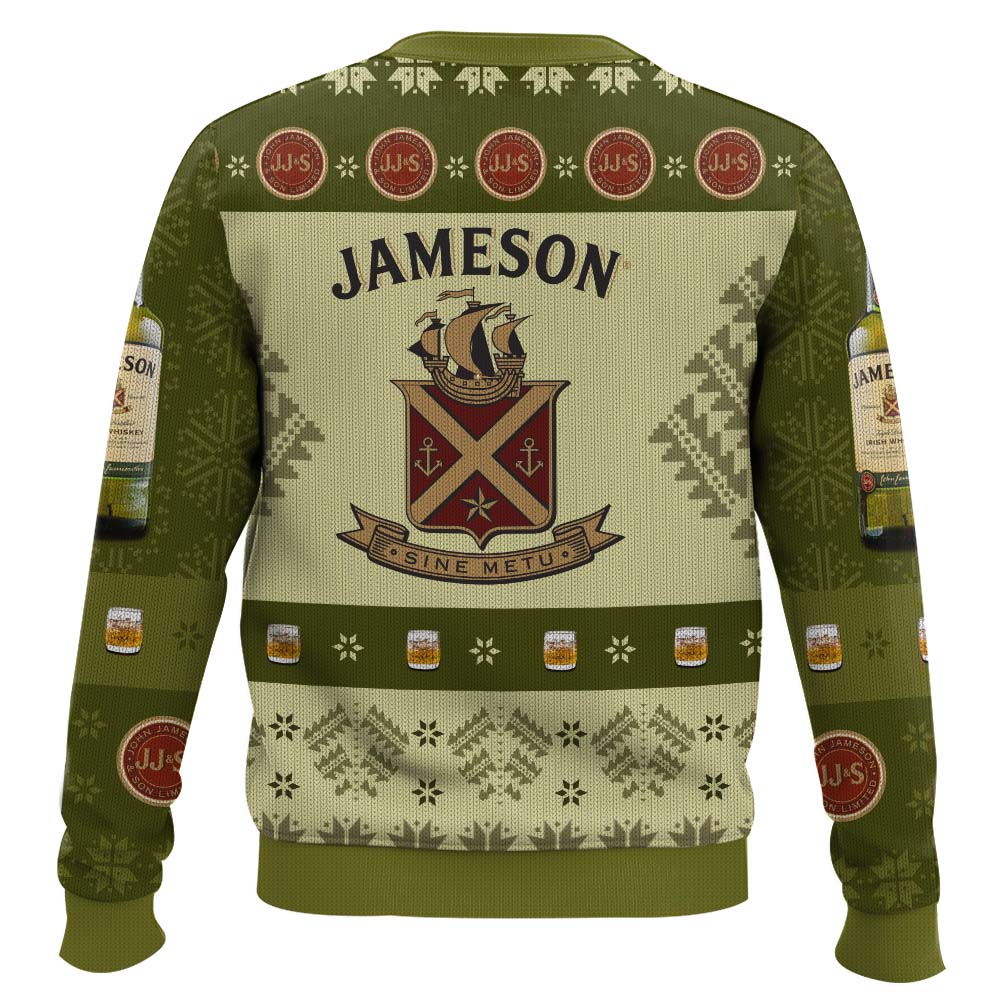 Irish Blended Whiskey Ugly Christmas Sweater