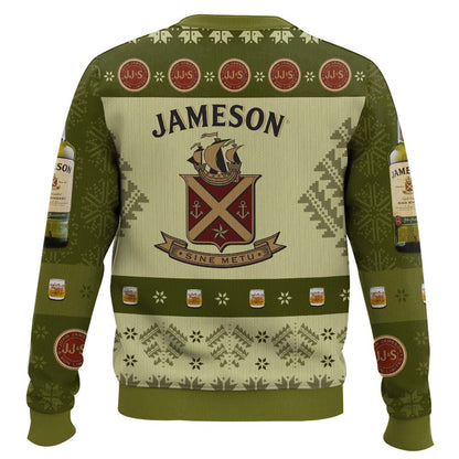 Irish Blended Whiskey Ugly Christmas Sweater