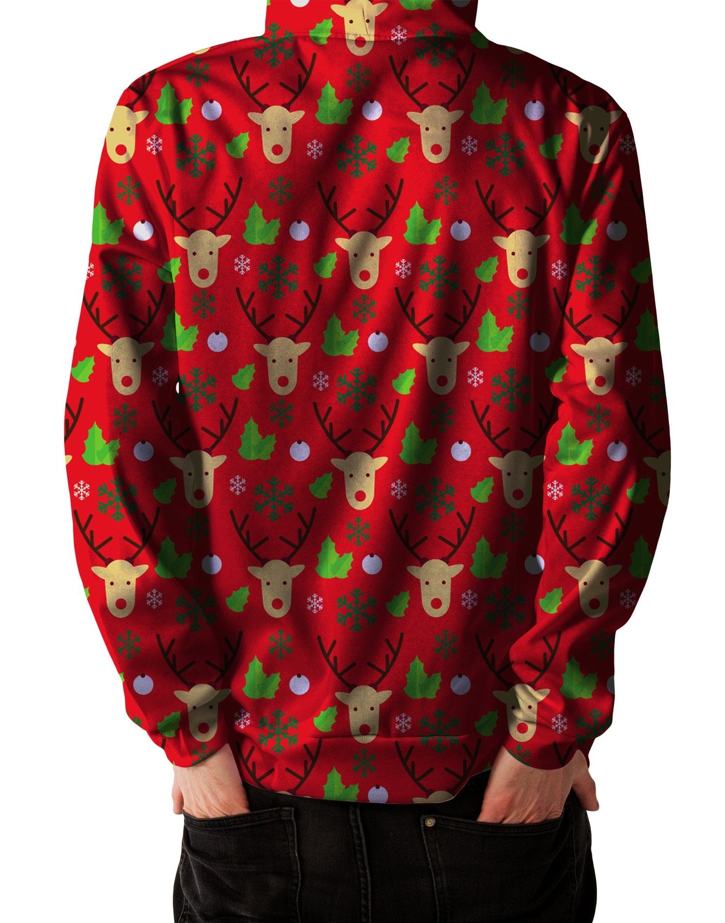 Reindeer Turn Up Unisex Hoodie