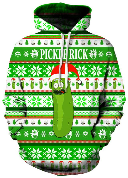 Pickle Rick Ugly Unisex Hoodie