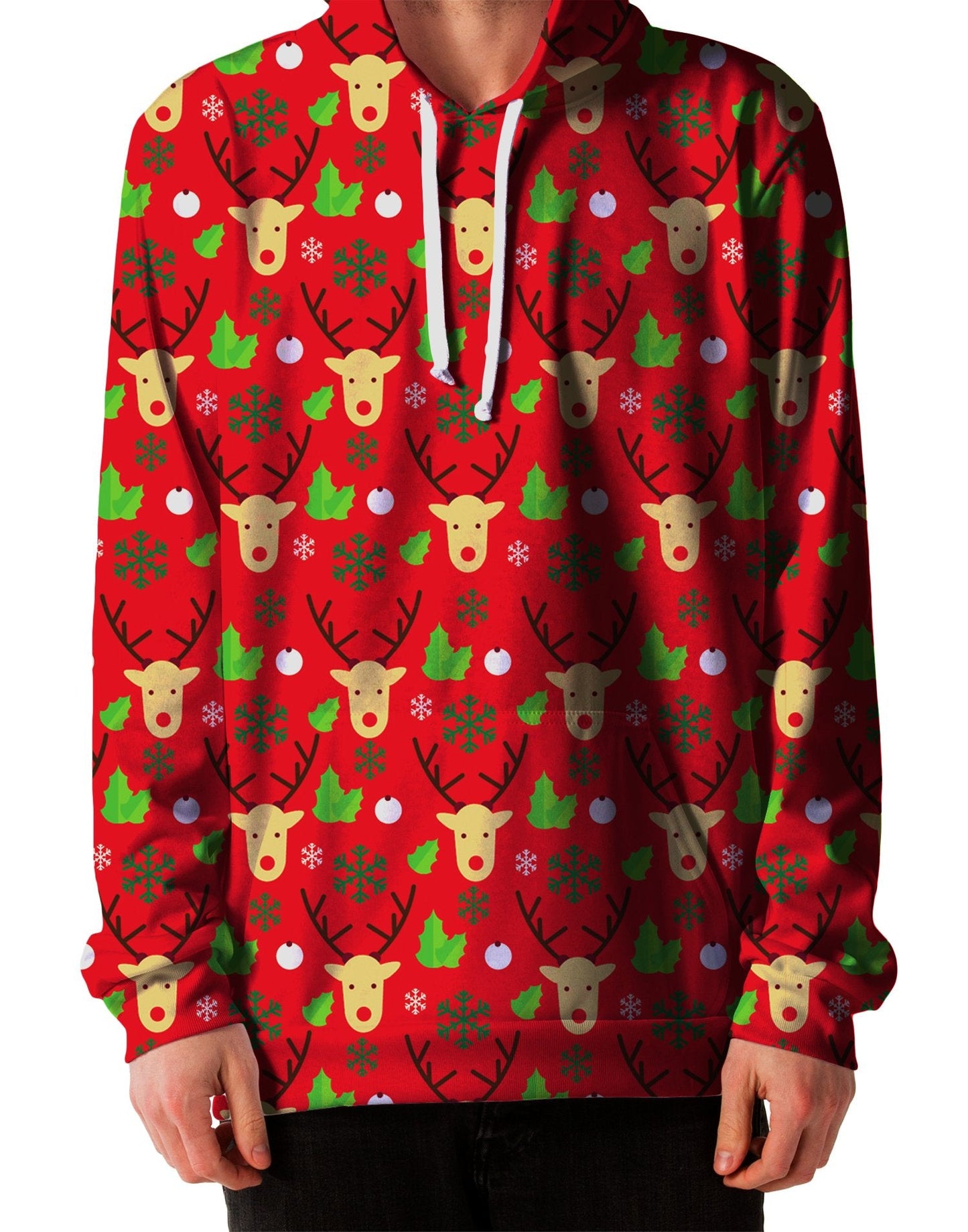 Reindeer Turn Up Unisex Hoodie