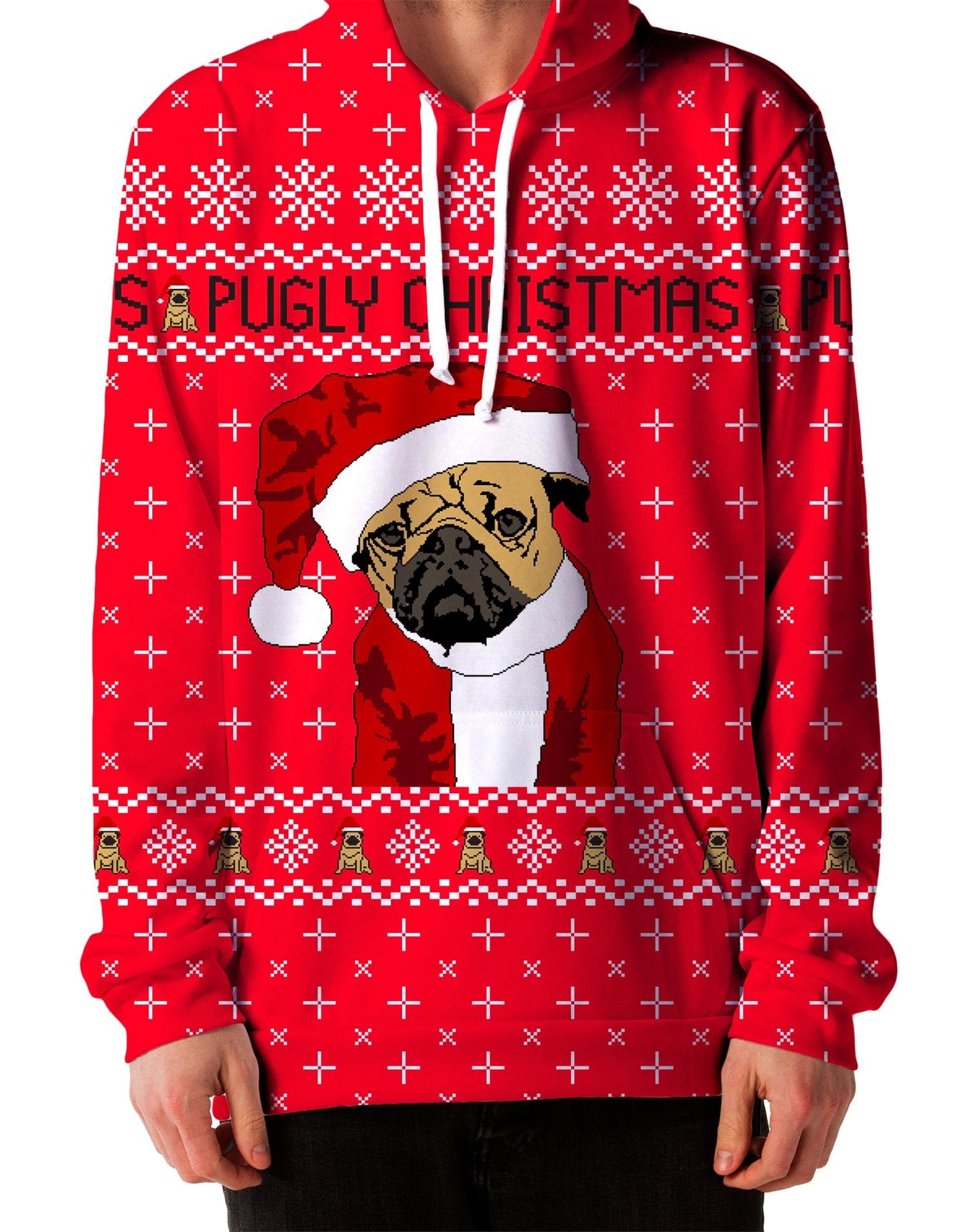 Ugly Pug Unisex Hoodie