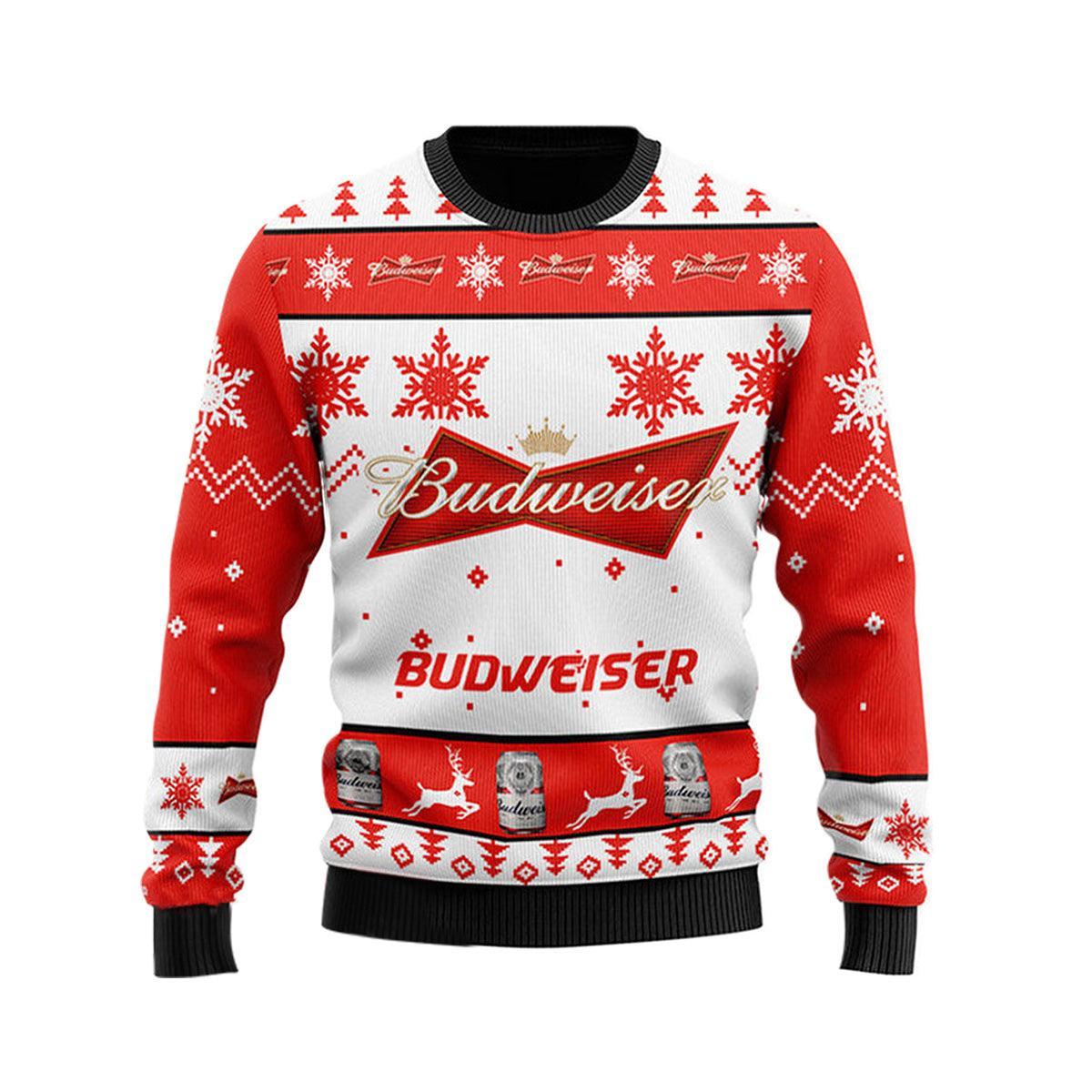 Xmas Budweiser Ugly Sweater